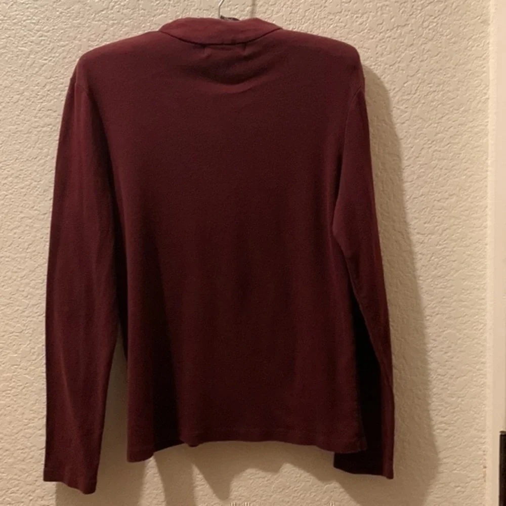 Lauren Ralph Lauren medium eggplant sweater - Picture 8 of 8